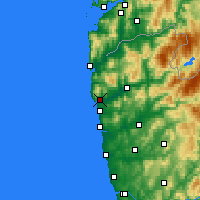 Nearby Forecast Locations - Viana do Castelo - Map