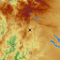 Nearby Forecast Locations - Bragança - Map