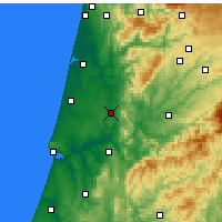 Nearby Forecast Locations - Mealhada - Map