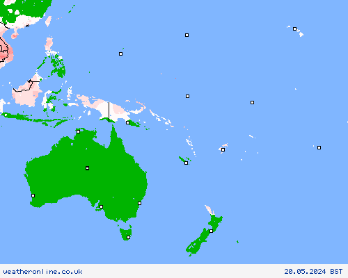 Chance of thunderstorm Forecast maps